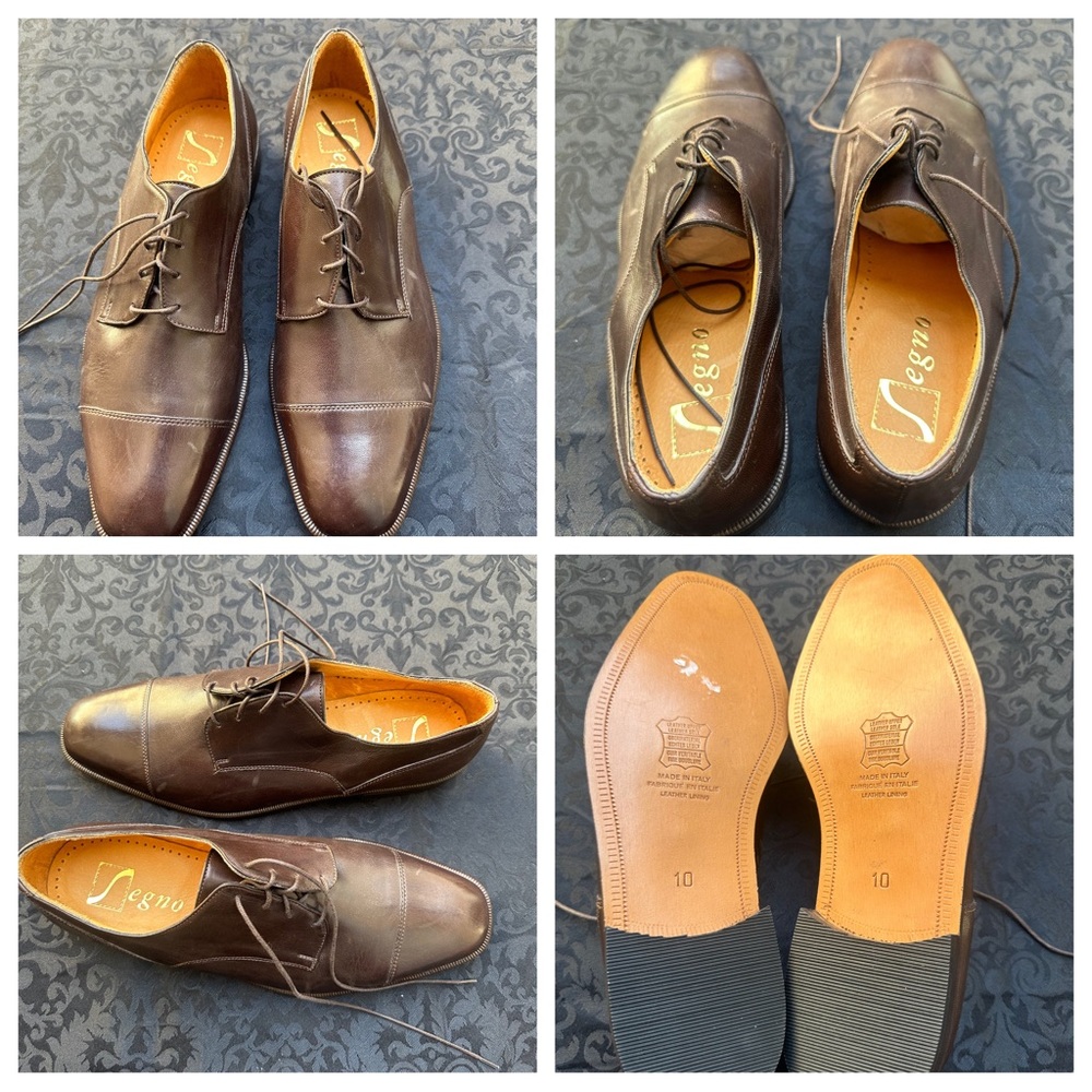 NWOB Segno men’s shoes size 10
Made in Italy B13